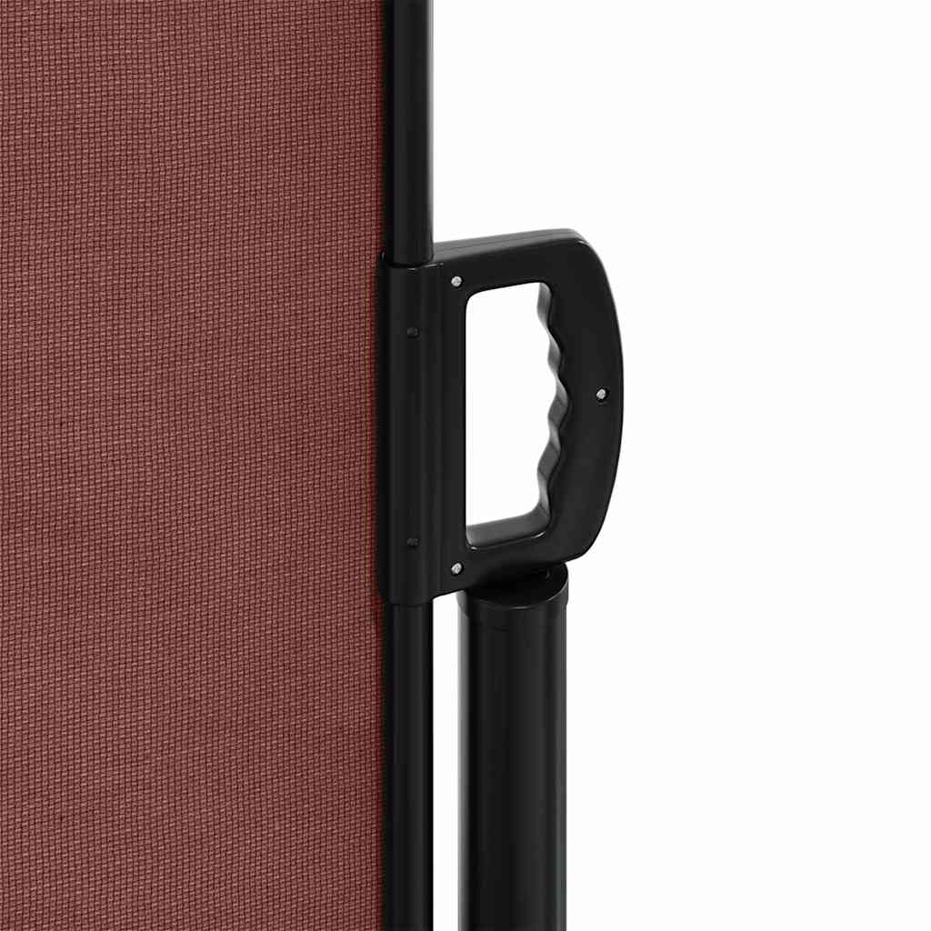 Retractable Side Awning Brown 200x500 cm