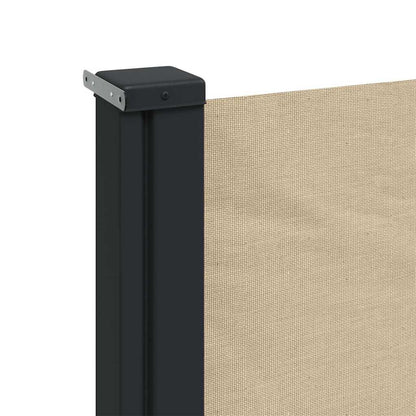 Retractable Side Awning Beige 220x500 cm