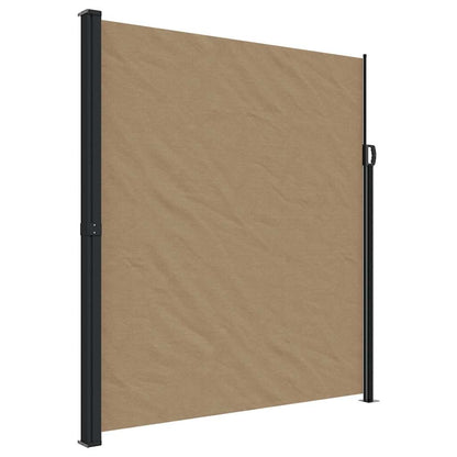 Retractable Side Awning Taupe 220x500 cm