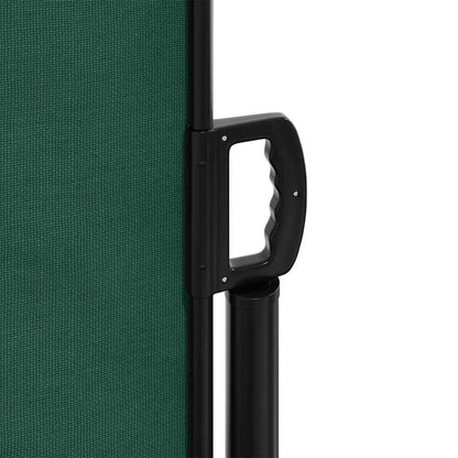 Retractable Side Awning Dark Green 220x500 cm