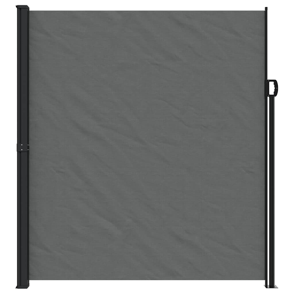 vidaXL Retractable Side Awning Anthracite