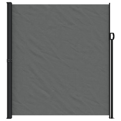 vidaXL Retractable Side Awning Anthracite