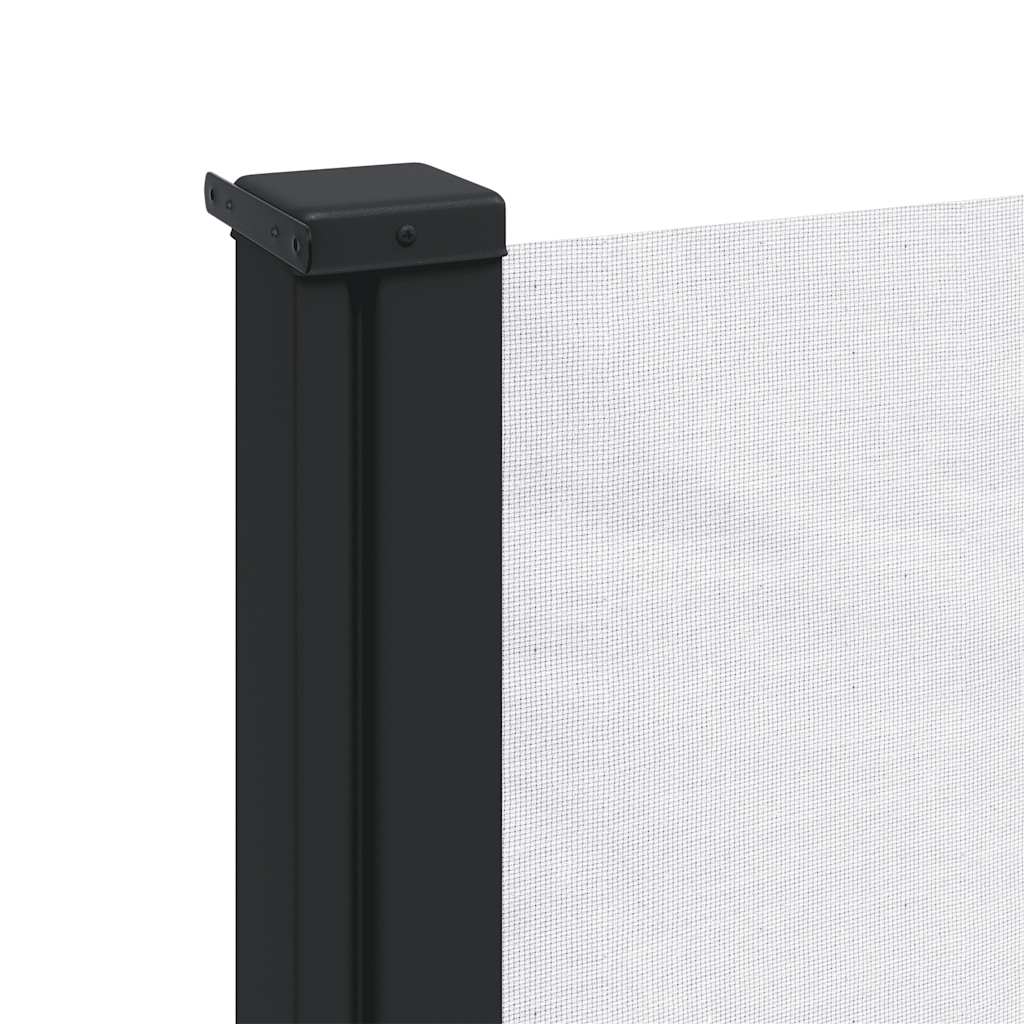 Retractable Side Awning White 120x600 cm
