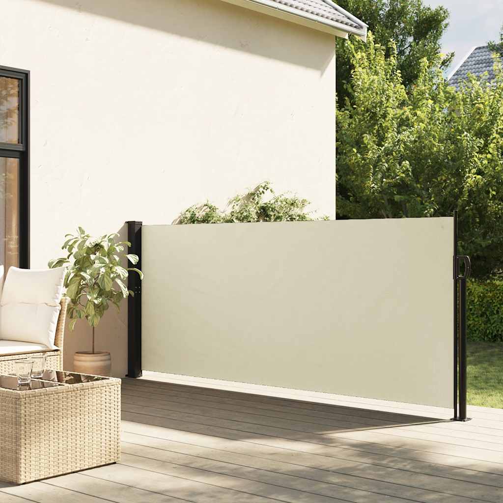 Retractable Side Awning Cream140x600 cm