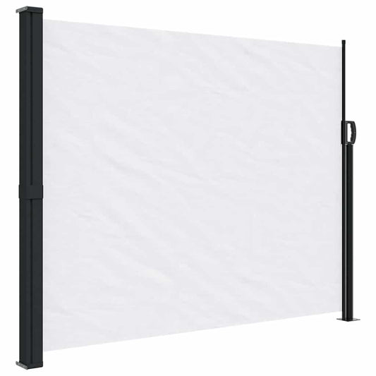 Retractable Side Awning White 160x600 cm