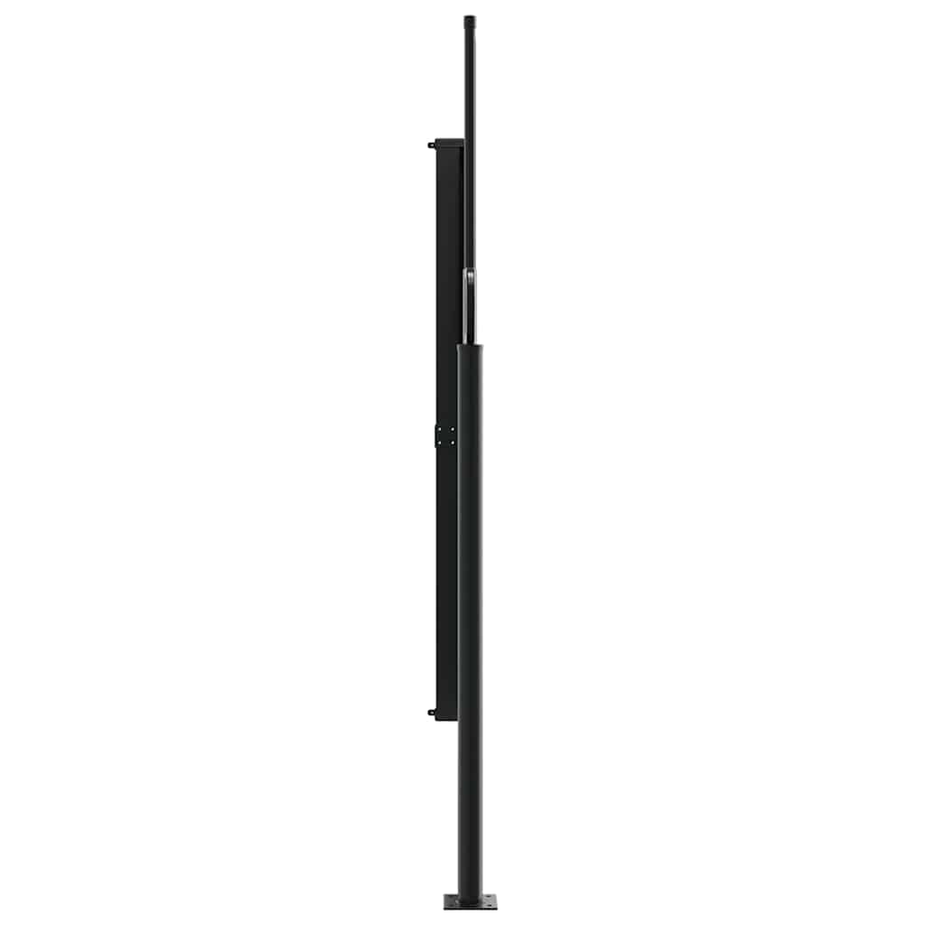 vidaXL Retractable Side Awning Anthracite Steel 63 x 236.2 in