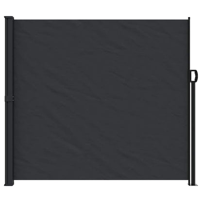 Retractable Side Awning Black 180x600 cm