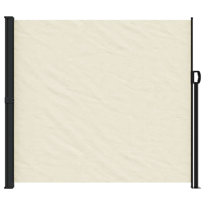 vidaXL Retractable Side Awning Cream