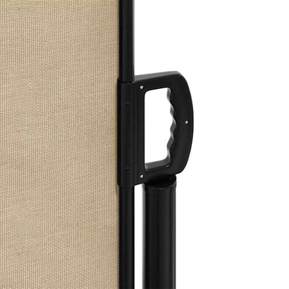 Retractable Side Awning Beige 180x600 cm
