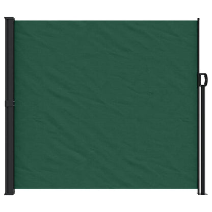 Retractable Side Awning Dark Green 180x600 cm