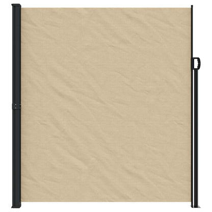 Retractable Side Awning Beige 220x600 cm