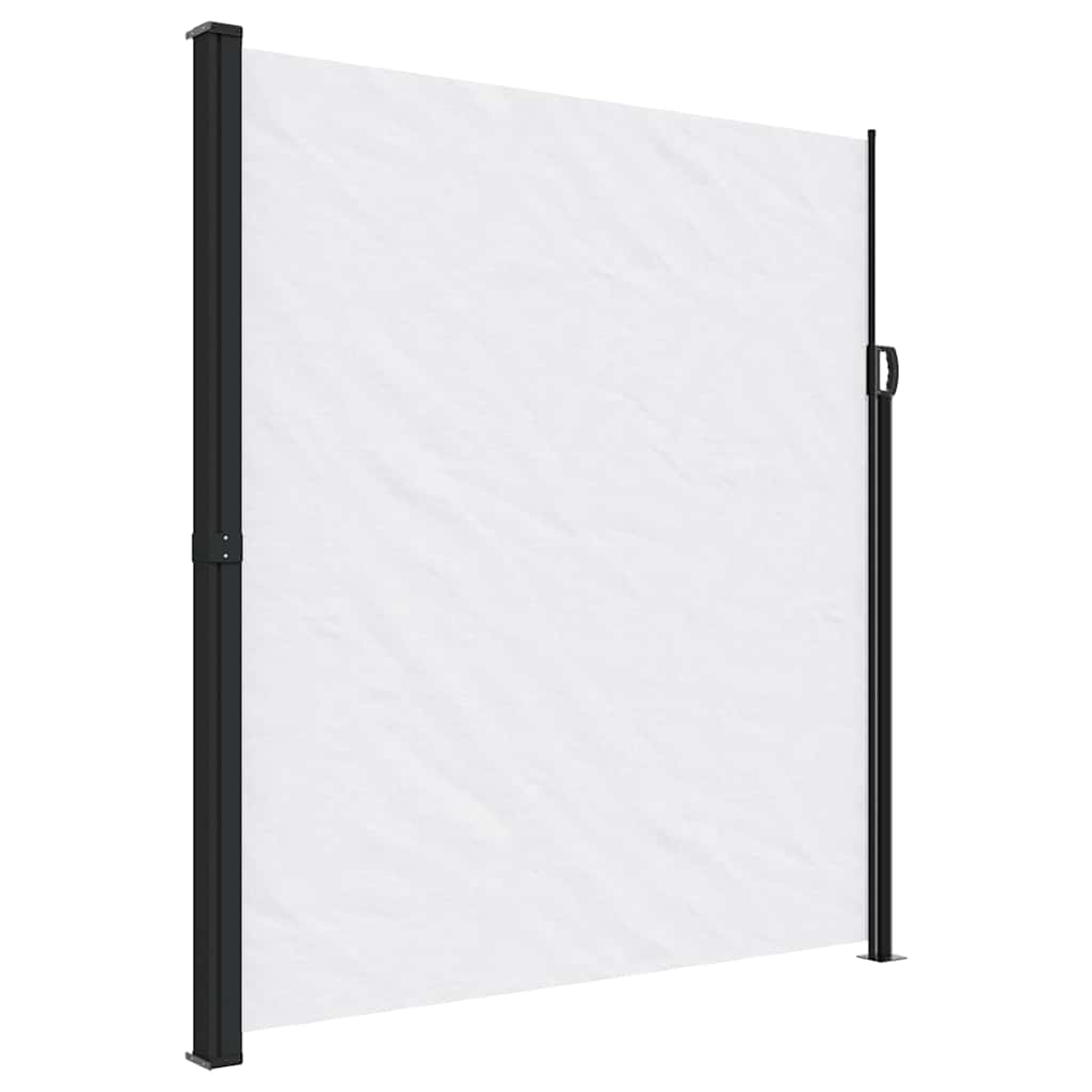 Retractable Side Awning White 220x600 cm
