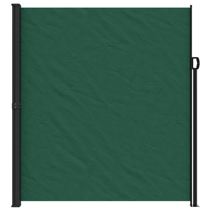 Retractable Side Awning Dark Green 220x600 cm