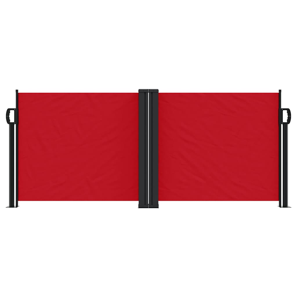 Retractable Side Awning Red 100x600 cm