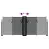 Retractable Side Awning Anthracite 100x600 cm