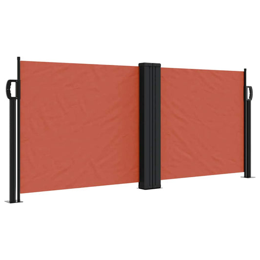 Retractable Side Awning Terracotta 100x600 cm