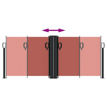 Retractable Side Awning Terracotta 100x600 cm