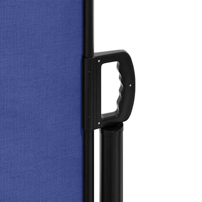 Retractable Side Awning Blue 120x600 cm