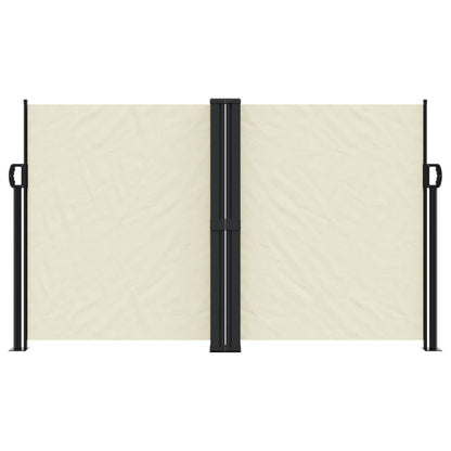 Retractable Side Awning Cream 140x600 cm
