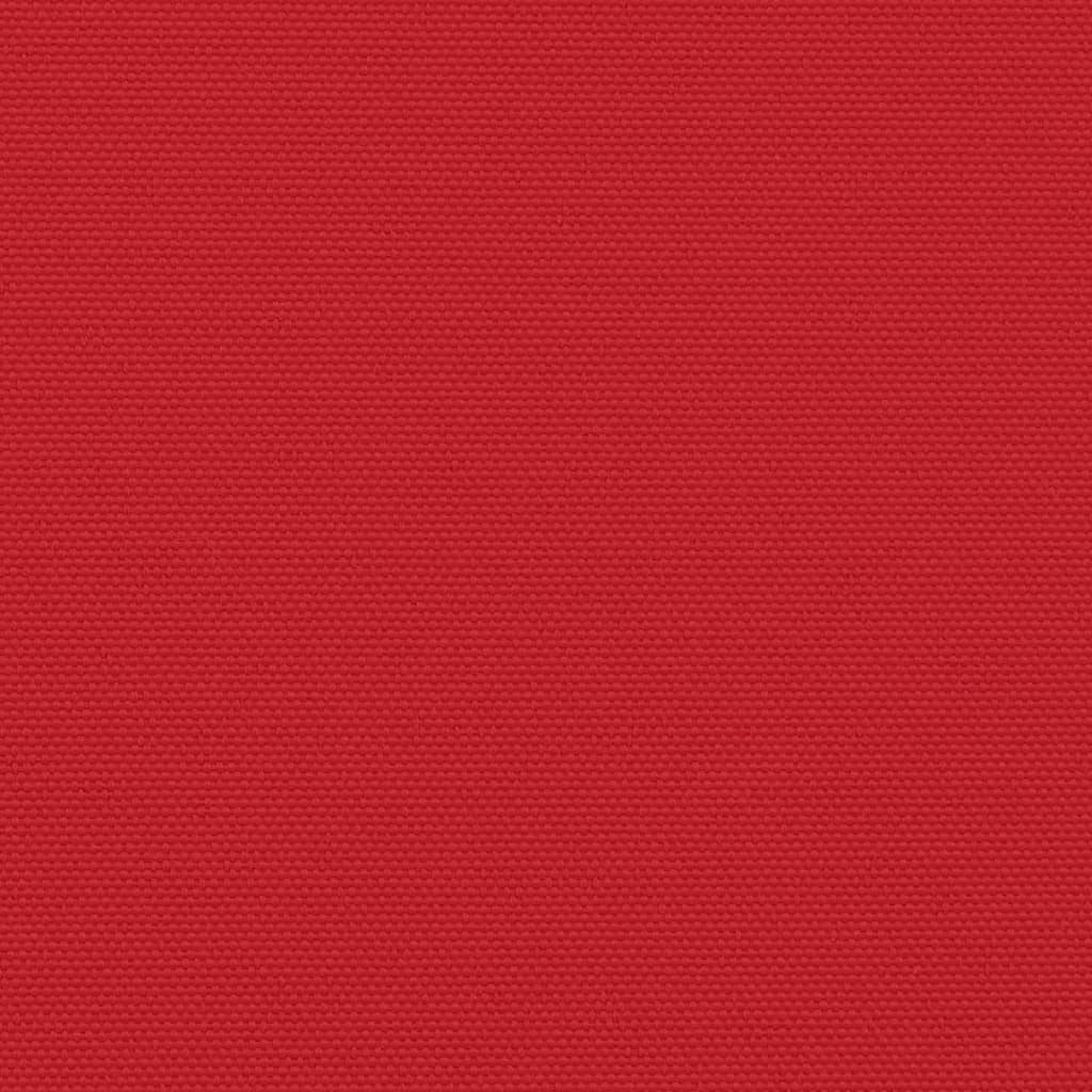 Retractable Side Awning Red 140x600 cm