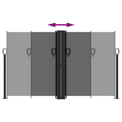 Retractable Side Awning Anthracite