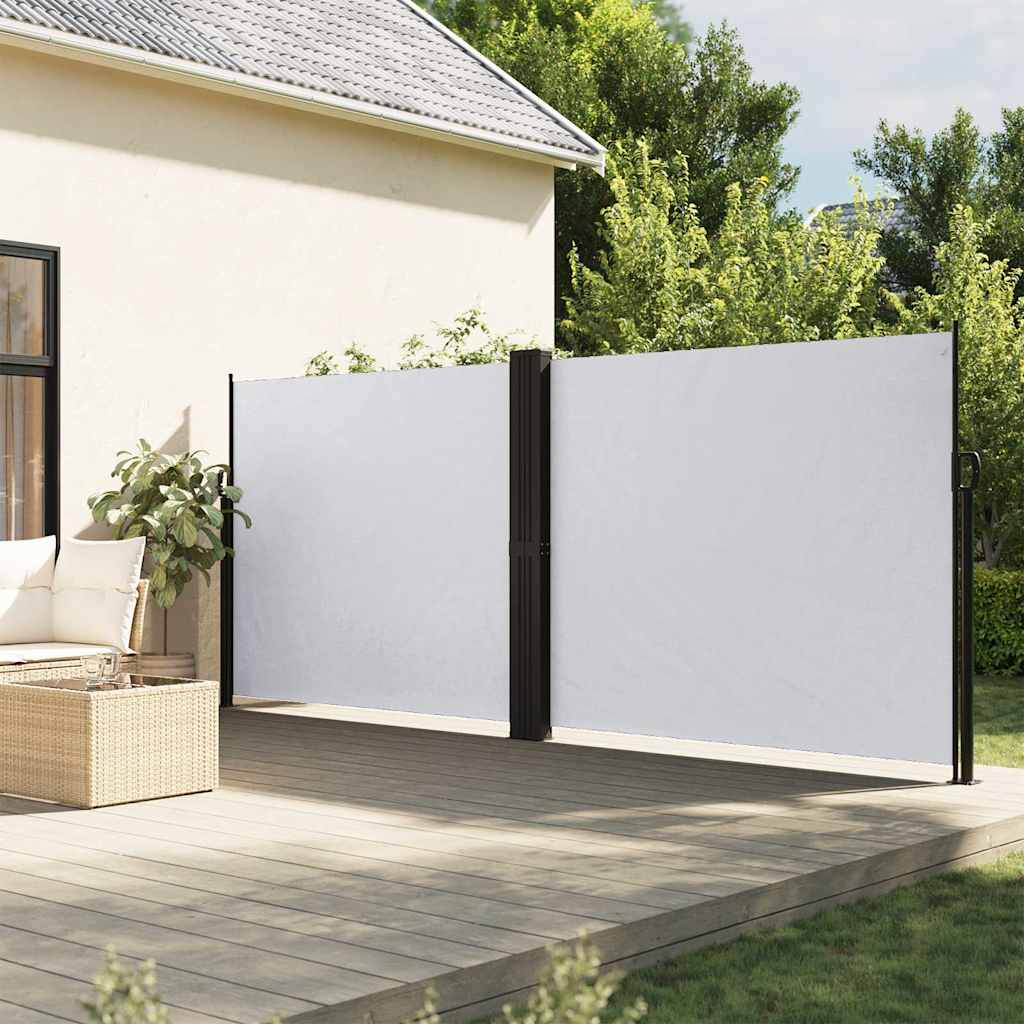 Retractable Side Awning White 160x600 cm