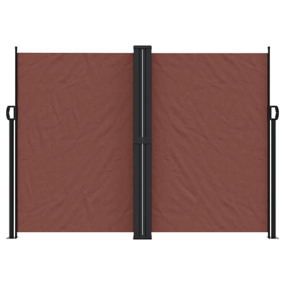 Retractable Side Awning Brown 180x600 cm