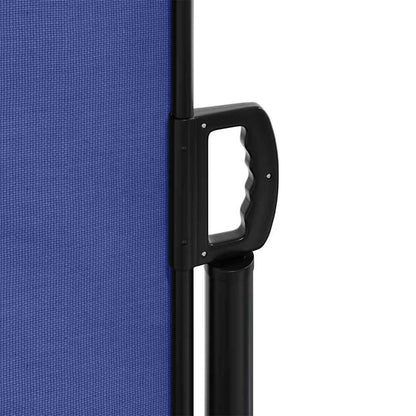 Retractable Side Awning Blue 120x1000 cm