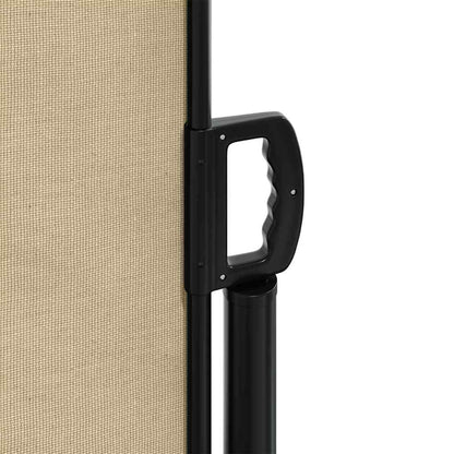 Retractable Side Awning Beige 120x1000 cm