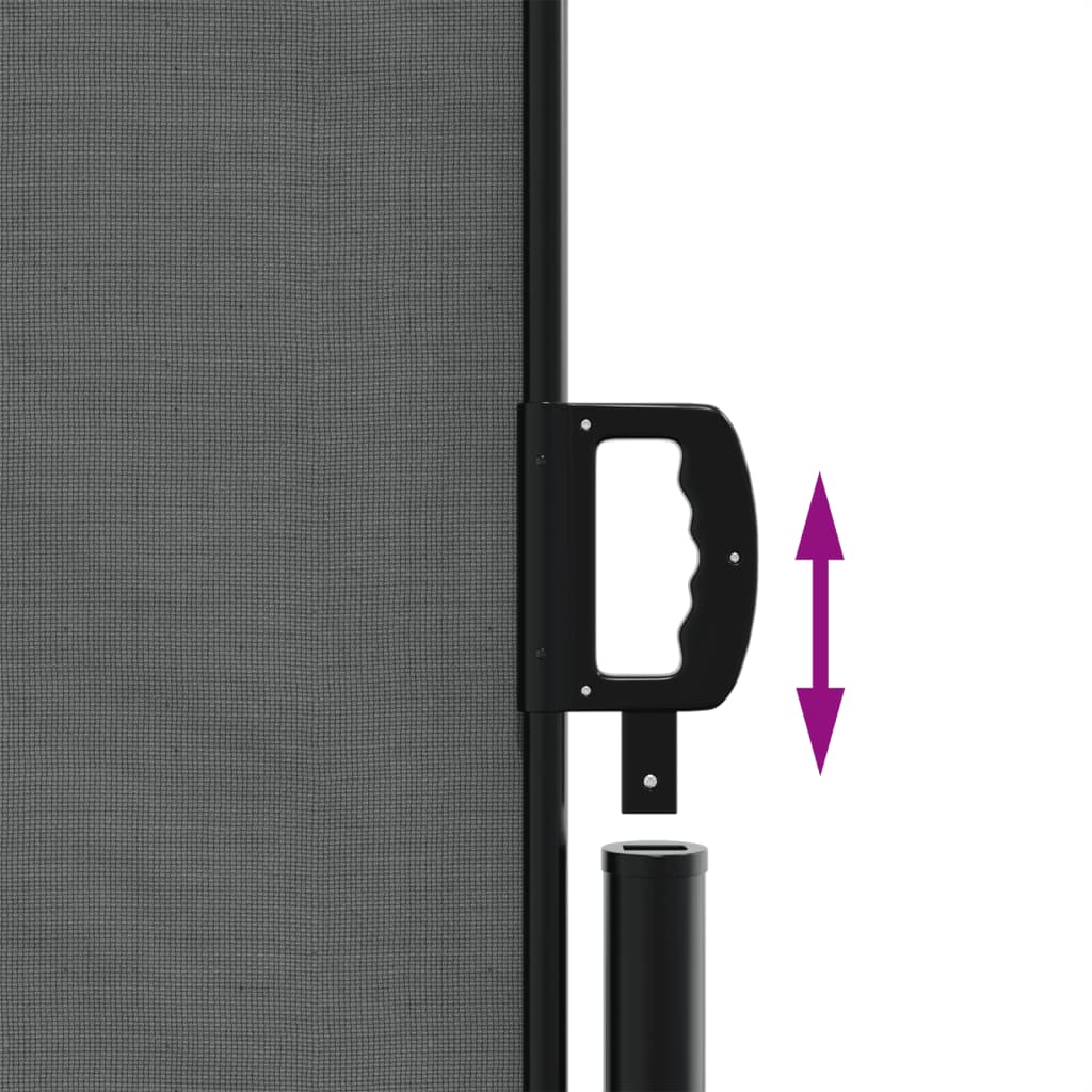 Retractable Side Awning Anthracite
