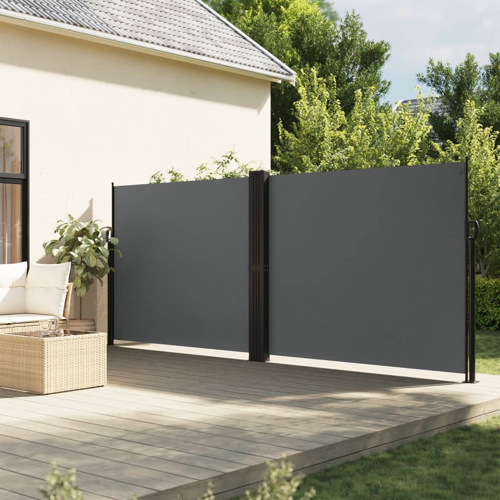 Retractable Side Awning Anthracite