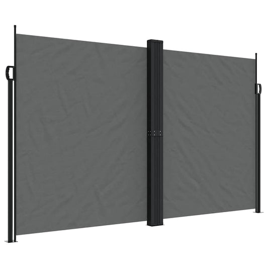 Retractable Side Awning Anthracite 200x1000 cm