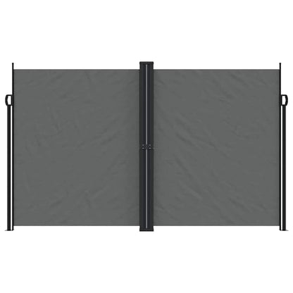 Retractable Side Awning Anthracite 200x1000 cm