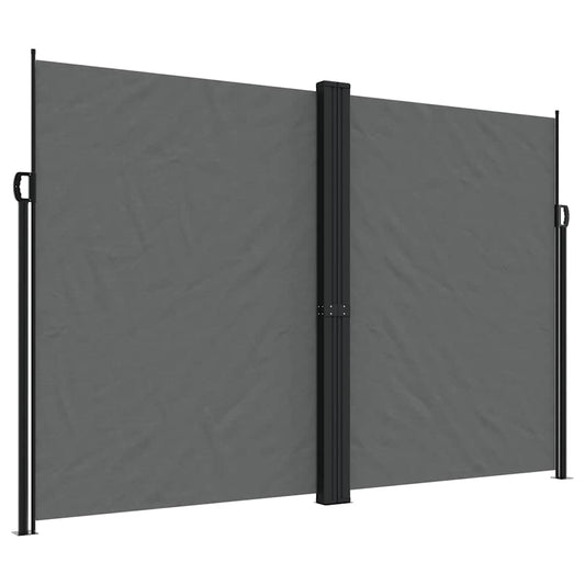 Retractable Side Awning Anthracite 220x1000 cm