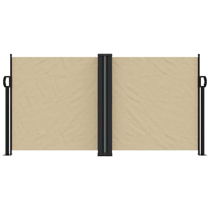 Retractable Side Awning Beige 120x1200 cm