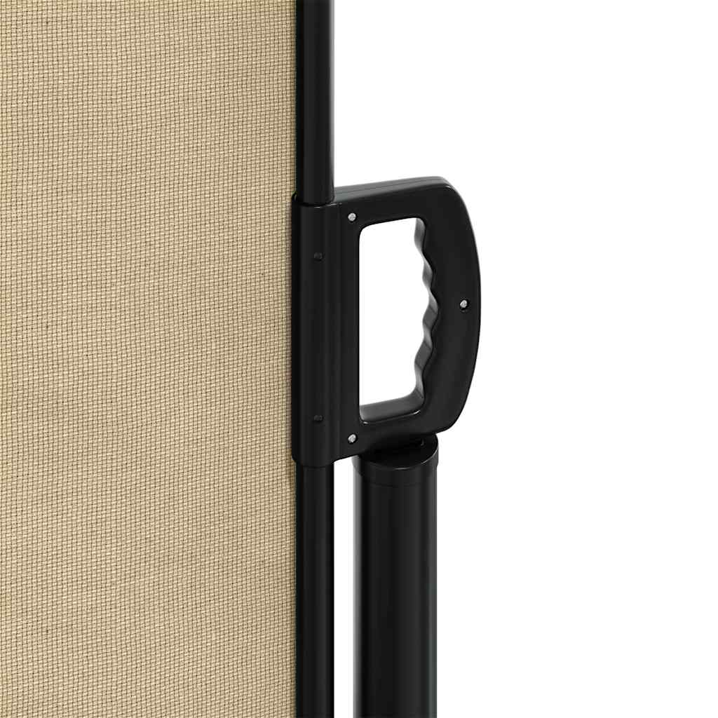 Retractable Side Awning Beige 120x1200 cm