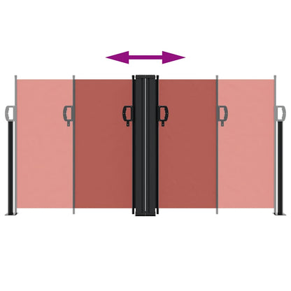 Retractable Side Awning Terracotta 120x1200 cm