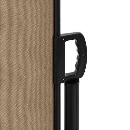Retractable Side Awning Taupe 120x1200 cm