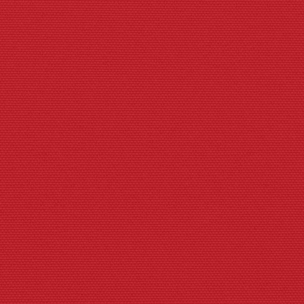Retractable Side Awning Red 140x1200 cm