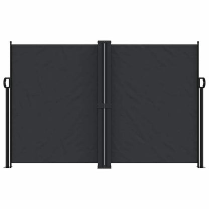 Retractable Side Awning Black 160x1200 cm