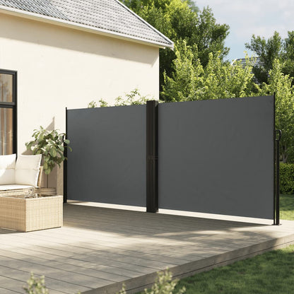 vidaXL Retractable Side Awning Anthracite 70.9"x472.4"