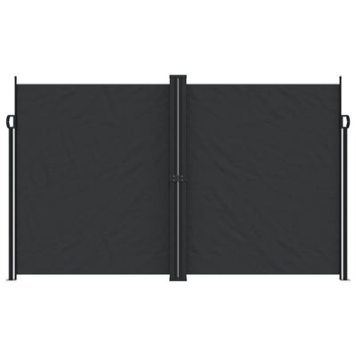 Retractable Side Awning Black 200x1200 cm