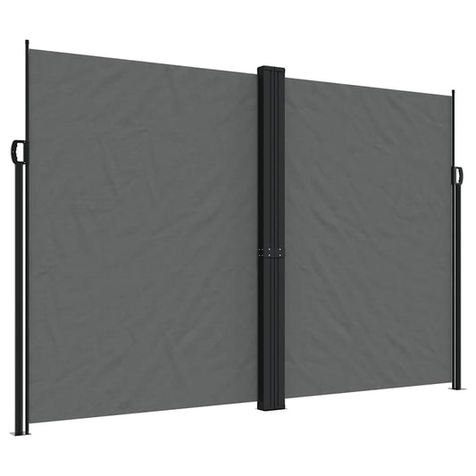 Retractable Side Awning Anthracite 220x1200 cm