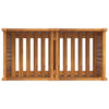 Garden Planter with Liner 84x42x75 cm Solid Wood Acacia