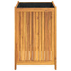 Garden Planter with Liner 50x50x75 cm Solid Wood Acacia