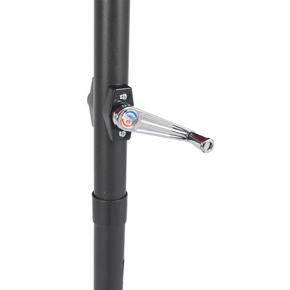 Garden Parasol with Steel Pole Anthracite 88.6"x88.6"x83.5