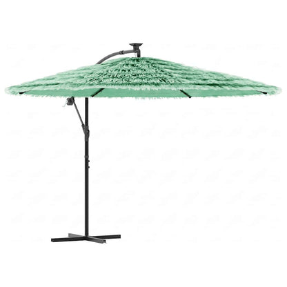 Garden Parasol with Steel Pole Green 269x269x235 cm