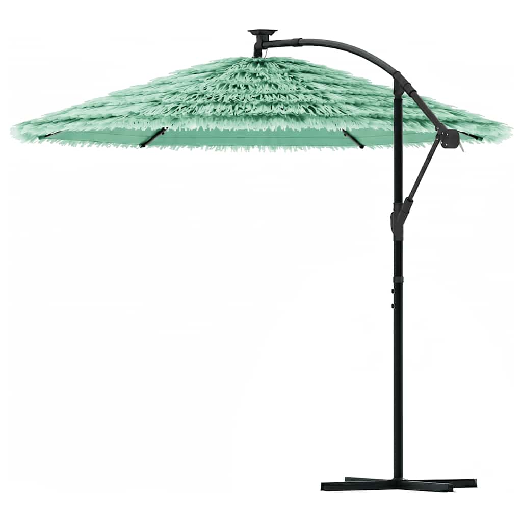 Garden Parasol with Steel Pole Green 269x269x235 cm