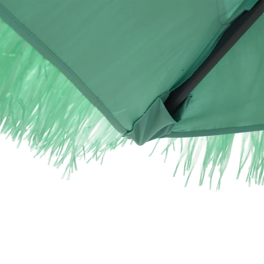 Garden Parasol with Steel Pole Green 269x269x235 cm