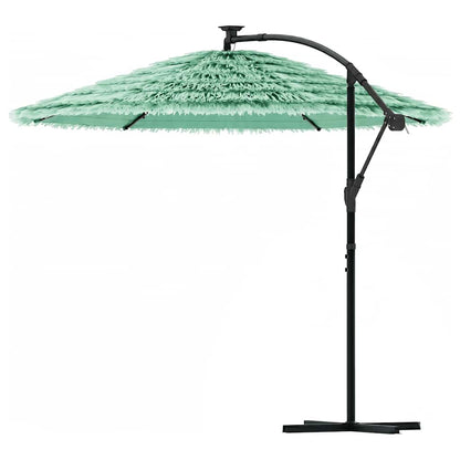 Garden Parasol with Steel Pole Green 290x290x238 cm